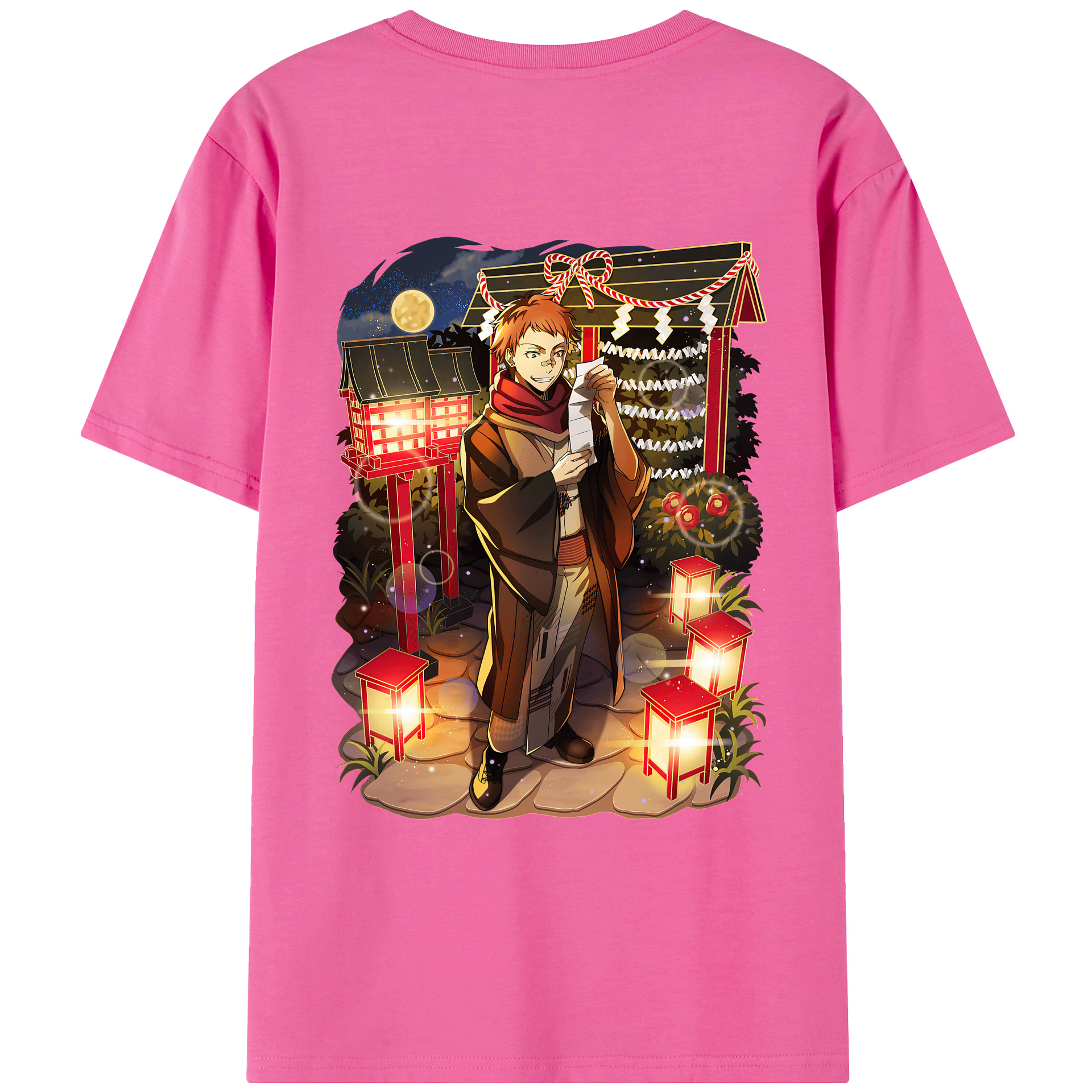 （画像用） 文豪ストレイドッグス Bungo Stray Dogs レディース半袖Tシャツ(バックプリント)